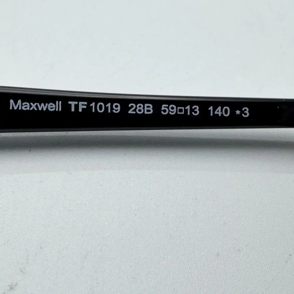 Tom Ford Sunglasses Maxwell TF1019 28B Black Gold Aviator Frame Gray Gradient